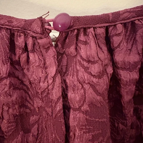 NWT NY & CO Textured Puff-Sleeve Shift Dress Size Large - Picture 7 of 12